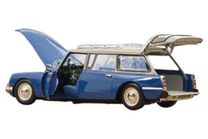 Citroën DS 21 Break Danube Blue Norev 1:18 181772 Metaal — afbeelding 2 van 4