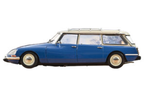 Citroën DS 21 Break Danube Blue Norev 1:18 181772 Metaal — afbeelding 4 van 4