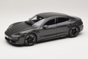 Porsche Taycan Turbo S Slate Grey Neo Norev 1:18 187654 Metaal
