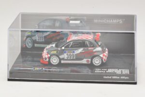 Fiat 500 Abarth Assetto Corse #399 Autohaus Winz VLN 2010 Minichamps 1:43 437101299 Metaal — afbeelding 4 van 5