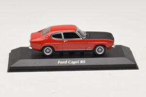 Ford Capri I Rood Met Zwarte Motorkap Maxichamps 1:43 940085801 Metaal