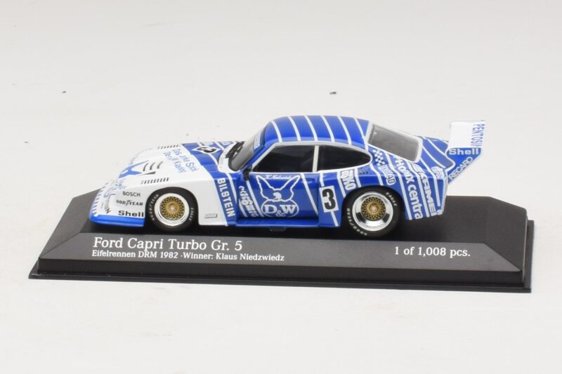 Ford Capri Turbo Gr.5 Zakspeed #3 K. Niedzwiedz Eifelrennen DRM 1982 Minichamps 1:43 430828503 Metaal
