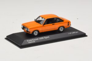 Ford Escort 1600 Sport Mk2 Oranje Minichamps 1:43 400084471 Metaal — afbeelding 2 van 4