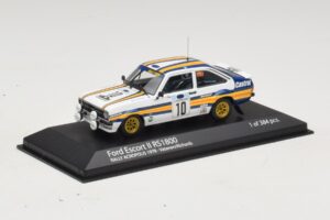 Ford Escort Mk2 RS1800 #10 A. Vatanen / D. Richards Rally Acropolis 1978 Minichamps 1:43 400808410 Metaal — afbeelding 2 van 4