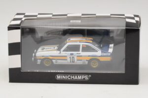 Ford Escort Mk2 RS1800 #10 A. Vatanen / D. Richards Rally Acropolis 1978 Minichamps 1:43 400808410 Metaal — afbeelding 4 van 4