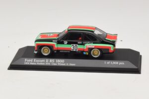 Ford Escort Mk2 RS1800 #30 H. Heyer Class Winner DRM Mainz-Finthen 1976 Minichamps 1:43 400768430 Metaal
