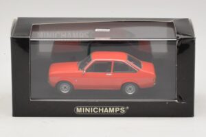 Ford Escort Mk2 Spanish Red Minichamps 1:43 400084100 Metaal — afbeelding 4 van 4