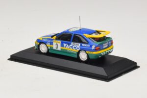 Ford Escort RS #3 Bernardini / Occelli Rally Monte Carlo Winner 1996 Minichamps 1:43 430968203 Metaal — afbeelding 3 van 4