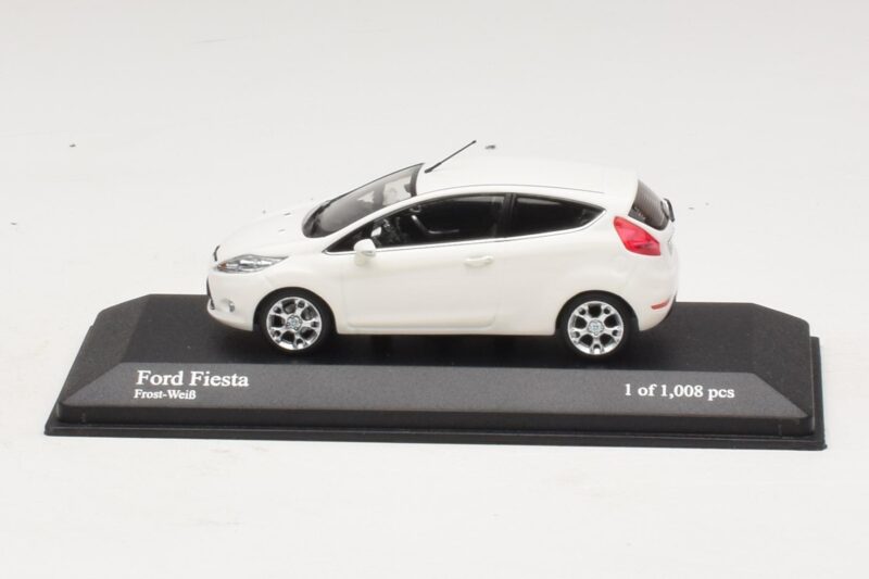 Ford Fiesta Mk6 Wit Minichamps 1:43 400088002 Metaal