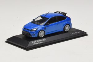 Ford Focus RS Mk2 Blauw Metallic Minichamps 1:43 400088101 Metaal — afbeelding 2 van 4