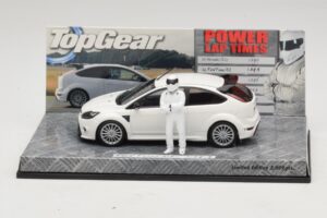 Ford Focus RS Mk2 Top Gear Wit Met Figuur Minichamps 1:43 519438810 Metaal
