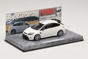 Ford Focus RS Mk2 Top Gear Wit Zonder Figuur Minichamps 1:43 519438810-R1 Metaal — afbeelding 2 van 5