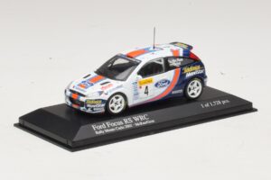 Ford Focus RS WRC #4 C. McRae / N. Grist Rally Monte Carlo 2001 Minichamps 1:43 430018904 Metaal — afbeelding 2 van 4