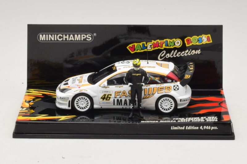 Ford Focus RS WRC #46 V. Rossi / C. Cassina Monza Rally Show 2006 Minichamps 1:43 436068446 Metaal