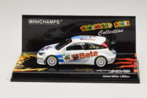 Ford Focus RS WRC #46 V. Rossi / C. Cassina RAC Rally 2007 Minichamps 1:43 400078446 Metaal