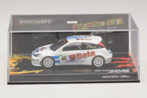 Ford Focus RS WRC #46 V. Rossi / C. Cassina RAC Rally 2007 Minichamps 1:43 400078446 Metaal — afbeelding 4 van 5