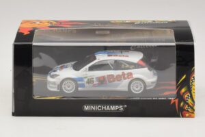 Ford Focus RS WRC #46 V. Rossi / C. Cassina RAC Rally 2007 Minichamps 1:43 400078446 Metaal — afbeelding 5 van 5