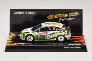Ford Focus RS WRC #46 V. Rossi / C. Cassina RAC Rally 2008 Minichamps 1:43 400088146 Metaal