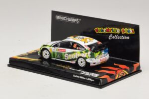 Ford Focus RS WRC #46 V. Rossi / C. Cassina RAC Rally 2008 Minichamps 1:43 400088146 Metaal — afbeelding 3 van 5