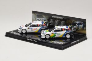 Ford Focus RS WRC Rally Mexico 2004 Set Minichamps 1:43 402048376 Metaal — afbeelding 3 van 5