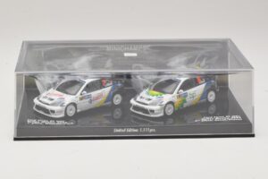 Ford Focus RS WRC Rally Mexico 2004 Set Minichamps 1:43 402048376 Metaal — afbeelding 4 van 5