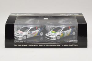 Ford Focus RS WRC Rally Mexico 2004 Set Minichamps 1:43 402048376 Metaal — afbeelding 5 van 5