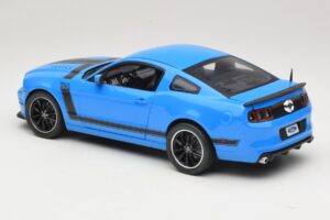 Ford Mustang Boss 302 S197 Blauw Shelby Collectibles 1:18 25414S Metaal — afbeelding 7 van 8