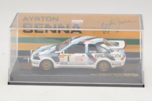 Ford Sierra RS Cosworth #1 A. Senna Rally Test 1986 Minichamps 1:43 540864399 Metaal — afbeelding 4 van 4