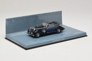 Horch 853 A Sport Cabriolet Zwart Blauw Minichamps 1:43 436012036 Metaal — afbeelding 2 van 5