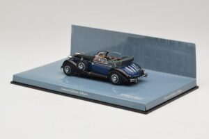 Horch 853 A Sport Cabriolet Zwart Blauw Minichamps 1:43 436012036 Metaal — afbeelding 3 van 5