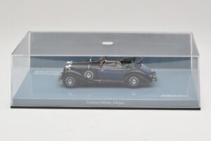 Horch 853 A Sport Cabriolet Zwart Blauw Minichamps 1:43 436012036 Metaal — afbeelding 5 van 5