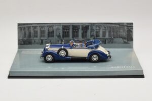 Horch 853 Cabriolet Blauw Minichamps 1:43 436012032 Metaal