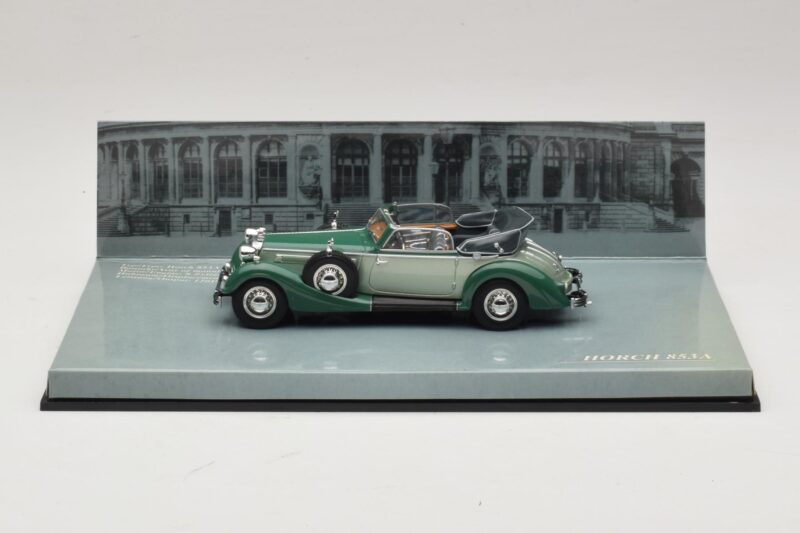 Horch 853 Cabriolet Groen Minichamps 1:43 436012034 Metaal