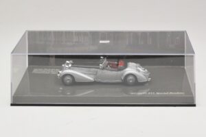 Horch 855 Special Roadster Zilver Zwart Minichamps 1:43 436014204 Metaal — afbeelding 5 van 5