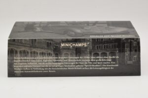 Horch 855 Special Roadster Zilver Blauw Minichamps 1:43 436014202 Metaal — afbeelding 4 van 5