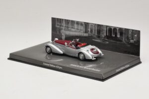 Horch 855 Spezial Roadster Zilver Rood Minichamps 1:43 436014206 Metaal — afbeelding 3 van 5