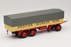 Kassbohrer Platte Aanhanger Baumann Bonn Minichamps 1:43 439161097 Metaal — afbeelding 2 van 6