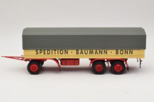 Kassbohrer Platte Aanhanger Baumann Bonn Minichamps 1:43 439161097 Metaal — afbeelding 3 van 6