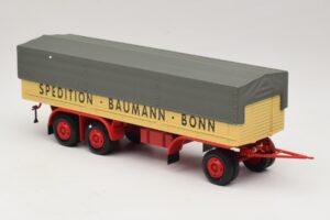 Kassbohrer Platte Aanhanger Baumann Bonn Minichamps 1:43 439161097 Metaal — afbeelding 4 van 6