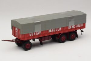 Kassbohrer Platte Aanhanger Mauler Remscheid Minichamps 1:43 439161099 Metaal