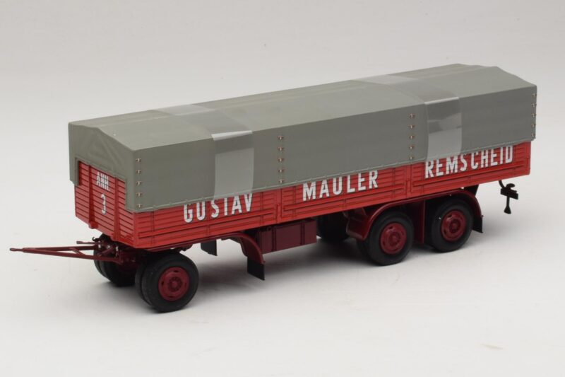Kassbohrer Platte Aanhanger Mauler Remscheid Minichamps 1:43 439161099 Metaal