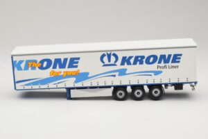 Krone Profiliner Gearticuleerde Schuifzeilenoplegger Minichamps 1:43 439911120 Metaal — afbeelding 3 van 6