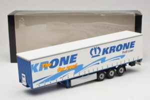 Krone Profiliner Gearticuleerde Schuifzeilenoplegger Minichamps 1:43 439911120 Metaal — afbeelding 6 van 6