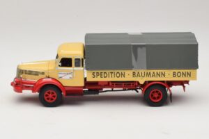 Krupp Titan Platte Vrachtwagen Baumann Bonn Minichamps 1:43 439069025 Metaal — afbeelding 3 van 6