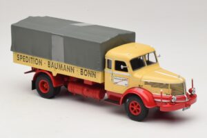 Krupp Titan Platte Vrachtwagen Baumann Bonn Minichamps 1:43 439069025 Metaal — afbeelding 4 van 6