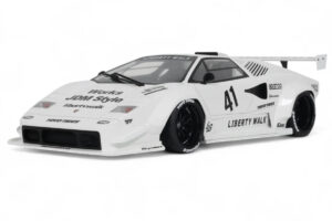 Lamborghini Countach LB-Works Wit GT Spirit 1:18 Z356-WH Hars