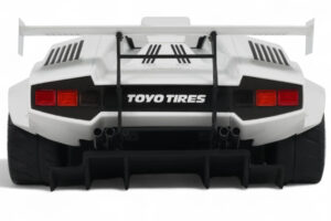 Lamborghini Countach LB-Works Wit GT Spirit 1:18 Z356-WH Hars — afbeelding 5 van 5