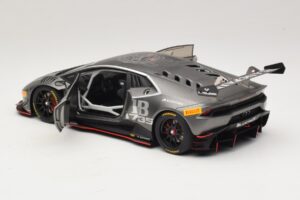 Lamborghini Huracan LP620-2 Super Trofeo #63 Donkergrijs 2016 AUTOart 1:18 81559 Composiet — afbeelding 5 van 8