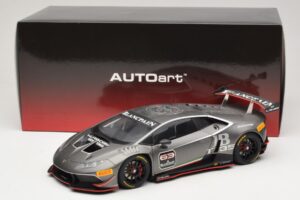 Lamborghini Huracan LP620-2 Super Trofeo #63 Donkergrijs 2016 AUTOart 1:18 81559 Composiet — afbeelding 8 van 8