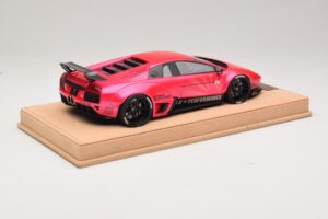 Lamborghini Murcielago Liberty Walk Glanzend Roze AB Models 1:18 REMC044 Hars — afbeelding 2 van 7